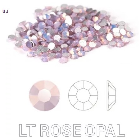 PN kristálykõ  tasakban 100 db Light Rose Opal s3 (343)