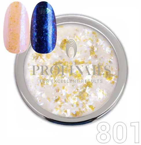 PN Holo Flakes Mirror Silver csillámpor  801 