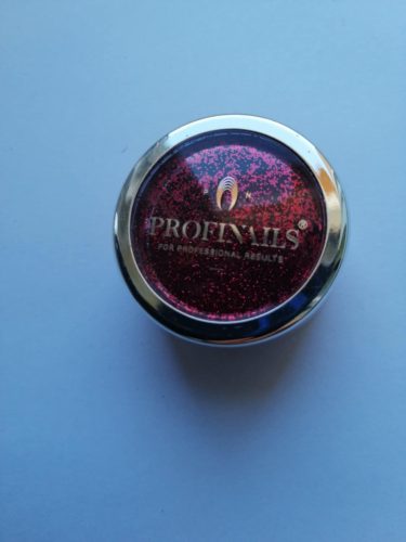 Profinails kozmetikai glitter szép bordó  3gr 508