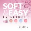 Építő zselé Claresa Soft &Easy   NATURAL  építőzselé     45  gr   