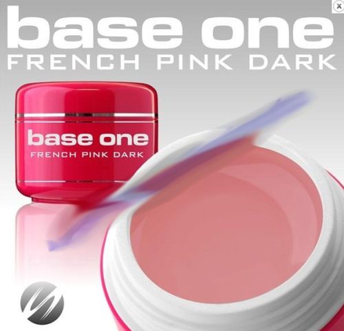 Műköröm Építő zselé Silcare Base One french pink dark 15gr 