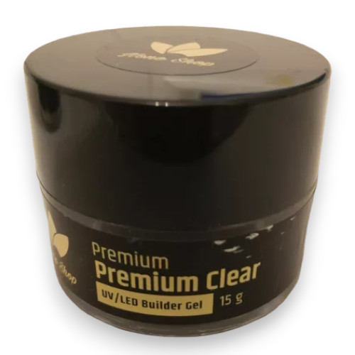 Műköröm Építő zselé Nono shop Premium Clear 15 gr  puding 