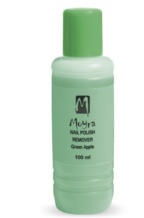 Moyra acetonmentes körömlakklemosó   zöldalma  illatú 100 ml