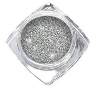  Finom Csillámpor glitter ezüst CG037