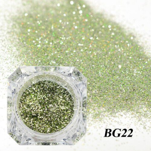 Bg22  Csillogó platinum glitter  