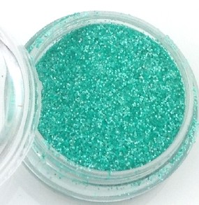  Türkiz zöld  extra  finom  Csillámpor glitter 404 