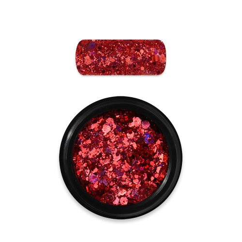 Moyra holo glitter mix  piros    1 gr   RED     11