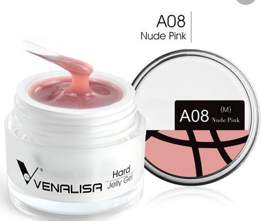 Építő zselé Venalisa Hard Jelly 50 gr   A08  Nude 