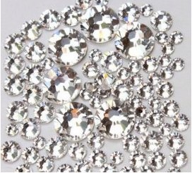 Ezüst kő  Crystal kő 1440 darabos strasszkő  tasakban  Ss3