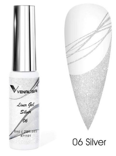 Venalisa Liner gél   Silver ezüst      06  