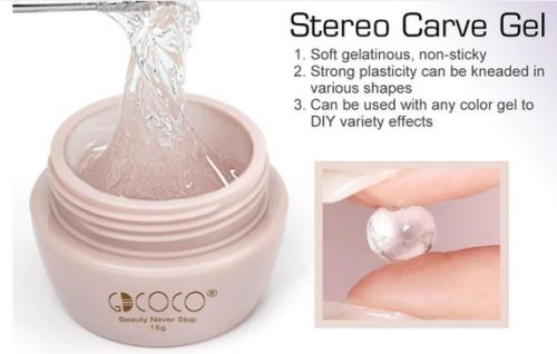 GD coco Stereo Carver gel Gyurma zselé  15 gr    új termék 