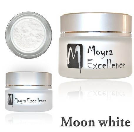 Moyra 12 gr   Moon white (fehér)  porcelánpor 