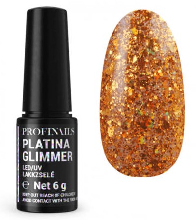 Profinails géllakk Platina Glimmer P-19