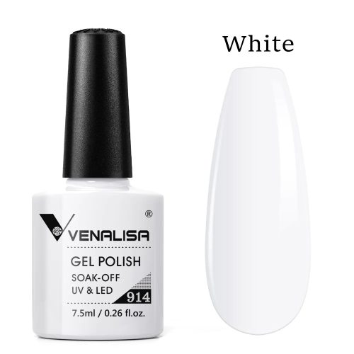 Venalisa   7.5 ml  fehér géllakk            914                                                     Fehér   
