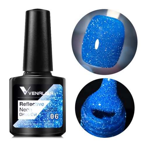 Venalisa Reflective Neon Disco Gél / BD06 / 7,5 ml 