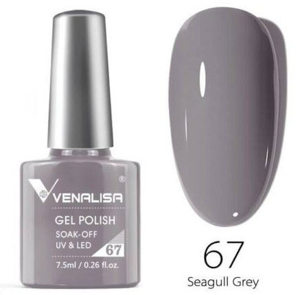  Venalisa UV/LED Gél Lakk 7,5ml   67  Seagull grey